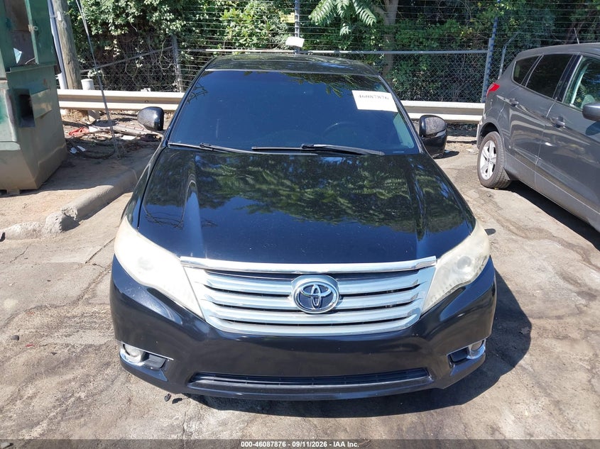 TOYOTA AVALON 2012 VIN 4T1BK3DB0CU457366