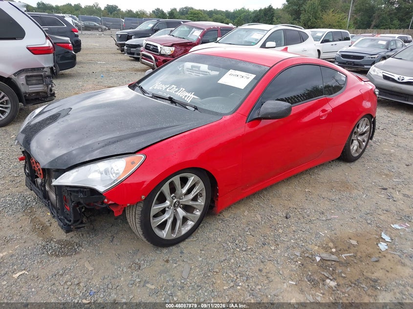 Vin: kmhht6kd4au015006, lot: 46587486, hyundai genesis 2.0t 20102