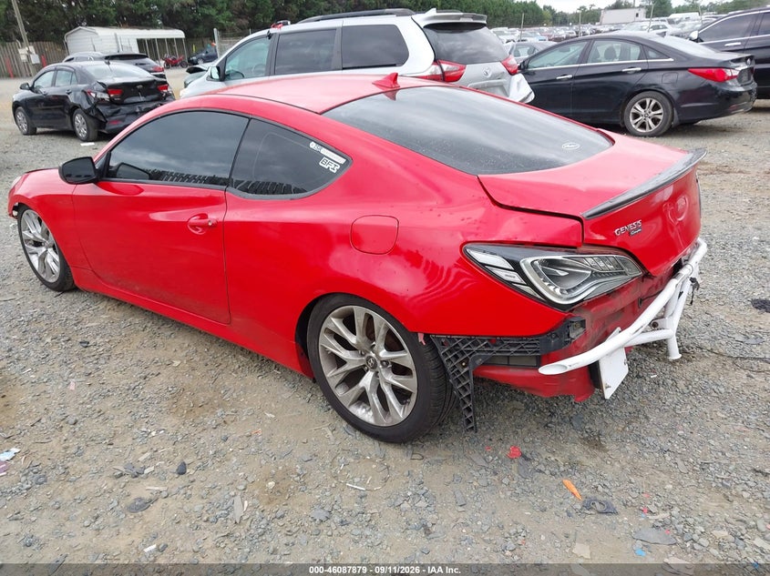 Vin: kmhht6kd4au015006, lot: 46587486, hyundai genesis 2.0t 20103