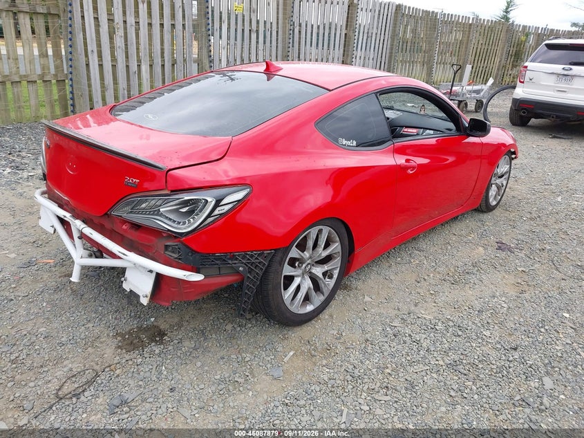 Vin: kmhht6kd4au015006, lot: 46587486, hyundai genesis 2.0t 20104