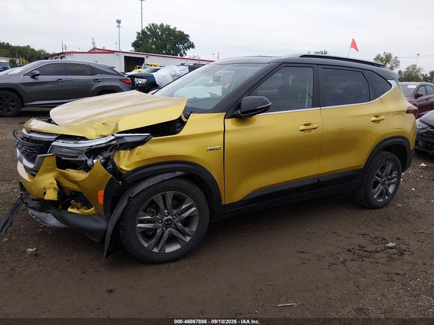 Vin: kndeucaa2m7222510, lot: 46587493, kia seltos s 20212