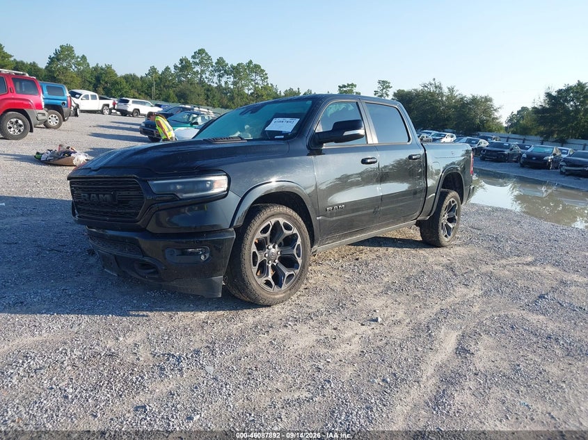 Vin: 1c6srfht2ln372227, lot: 46587499, ram 1500 limited  4x4 5'7 box 20202