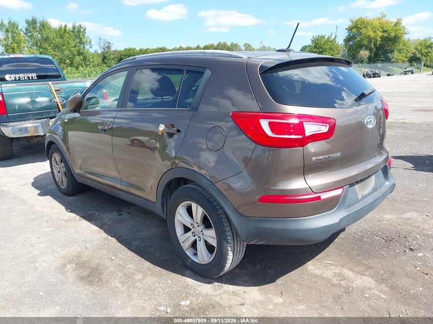 Vin: kndpbca28b7050178, lot: 46587516, kia sportage lx 20113