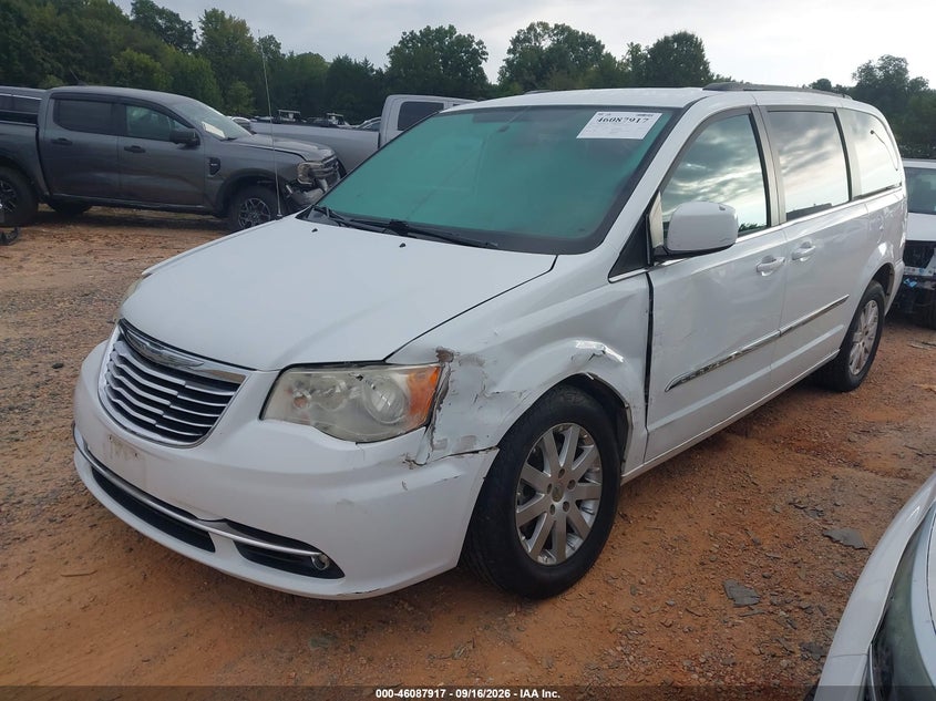 Vin: 2c4rc1bg9er165217, lot: 46587524, chrysler town & country touring 20142