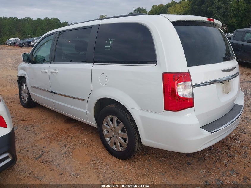Vin: 2c4rc1bg9er165217, lot: 46587524, chrysler town & country touring 20143