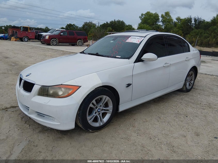 BMW 328I 2008 VIN WBAVA37548NL52029
