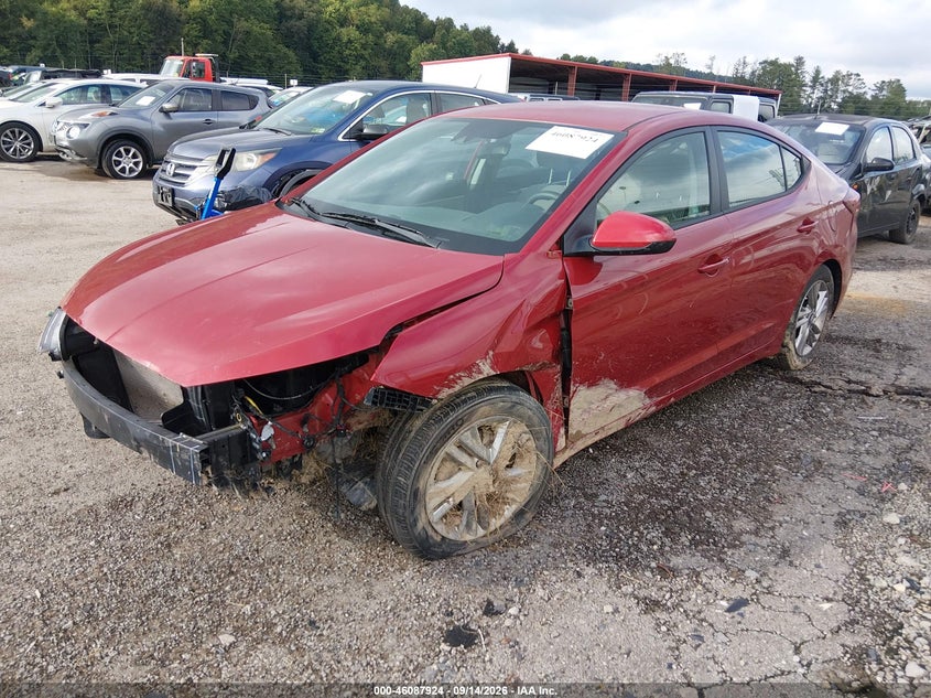 Vin: kmhd84lf6ku817451, lot: 46587531, hyundai elantra sel 20192