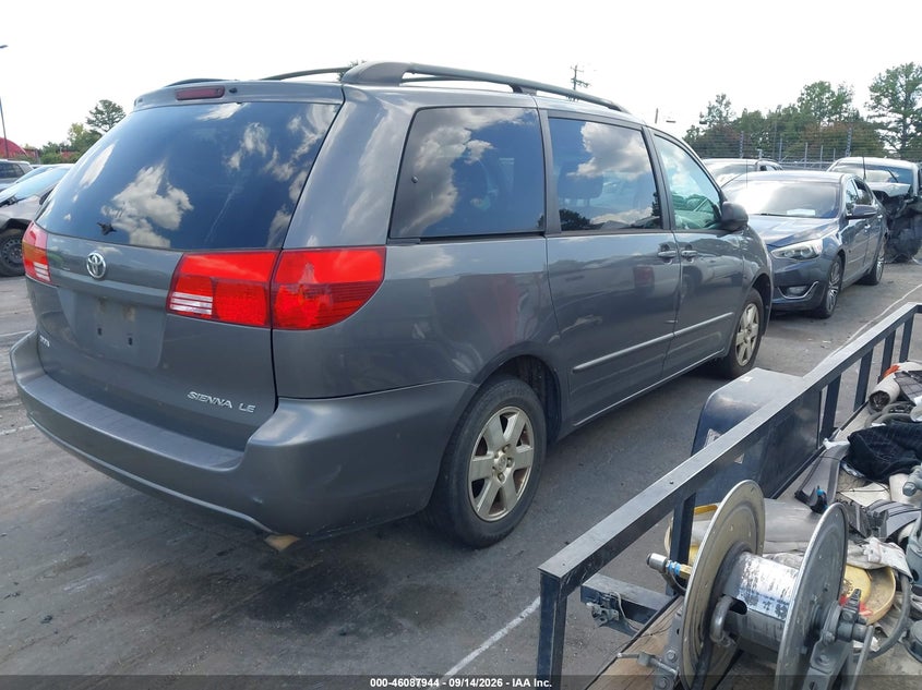 TOYOTA SIENNA 2004 VIN 5TDZA23CX4S093313