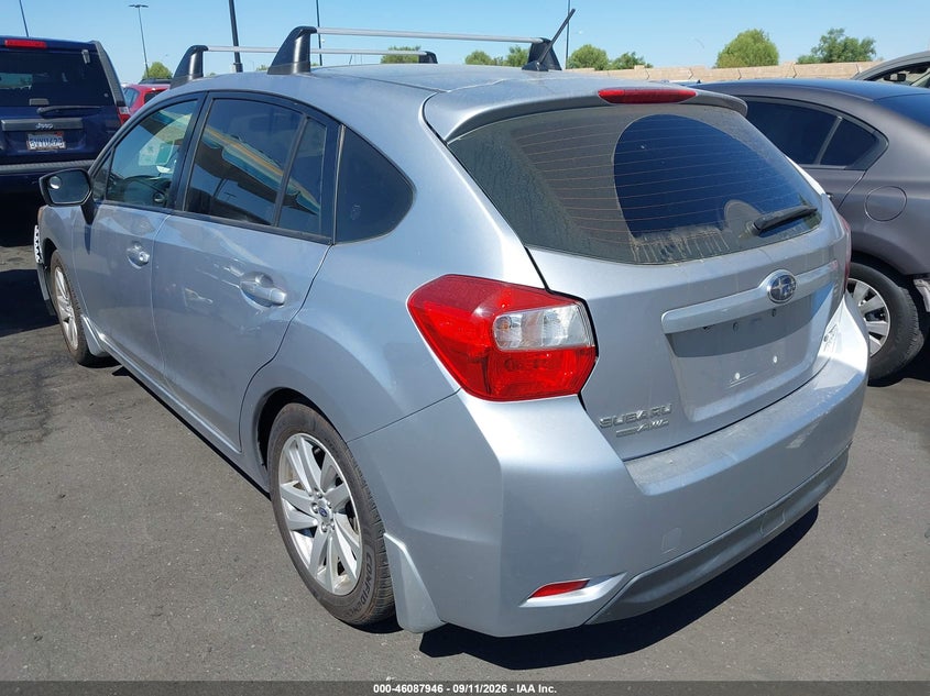 Vin: jf1gpab61g8349865, lot: 46587553, subaru impreza 2.0i premium 20163