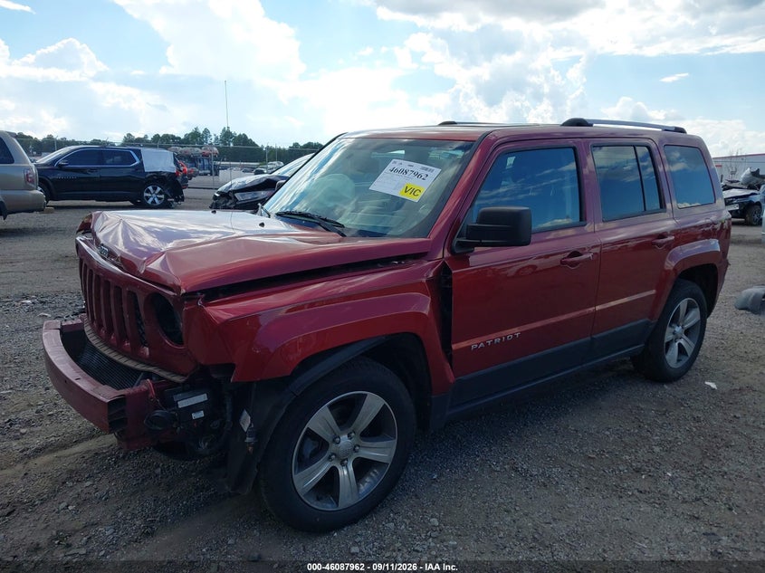 Vin: 1c4njpfa2hd211314, lot: 46587569, jeep patriot high altitude fwd 20172