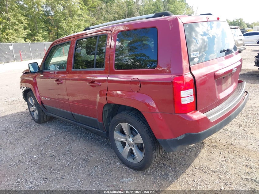 Vin: 1c4njpfa2hd211314, lot: 46587569, jeep patriot high altitude fwd 20173