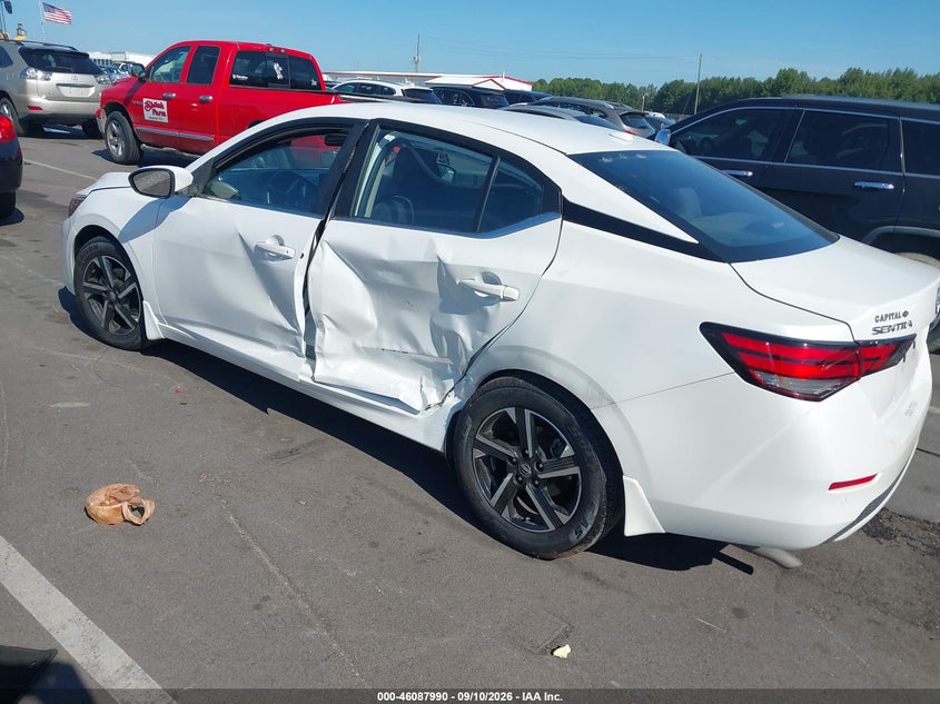 Vin: 3n1ab8cv7ry205549, lot: 46587597, nissan sentra sv xtronic cvt 20243