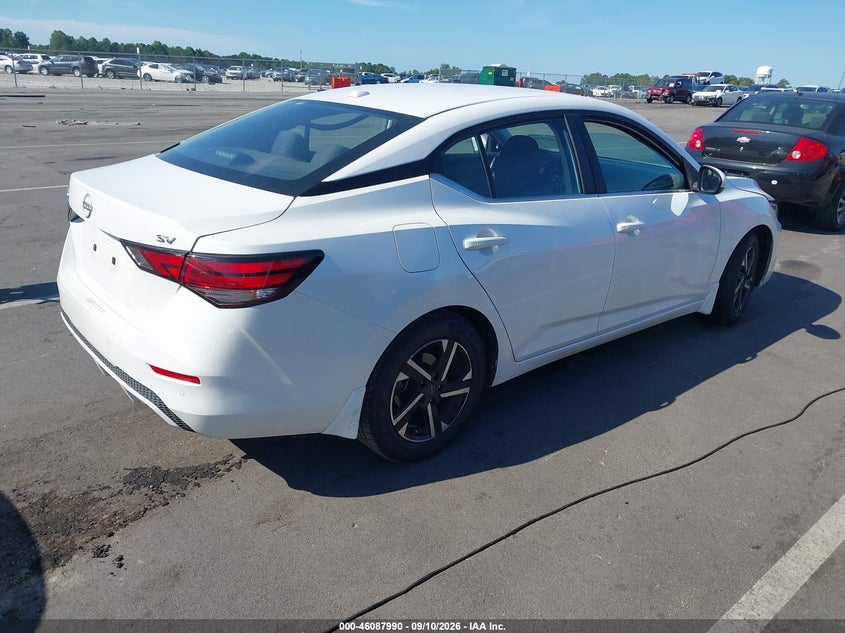 Vin: 3n1ab8cv7ry205549, lot: 46587597, nissan sentra sv xtronic cvt 20244