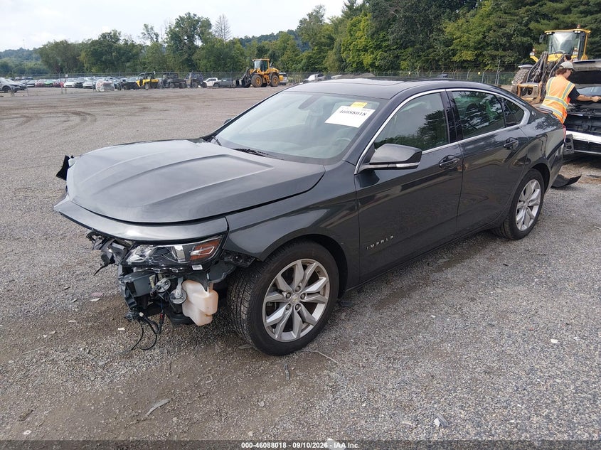 Vin: 2g1105s37j9122864, lot: 46587625, chevrolet impala 1lt 20182