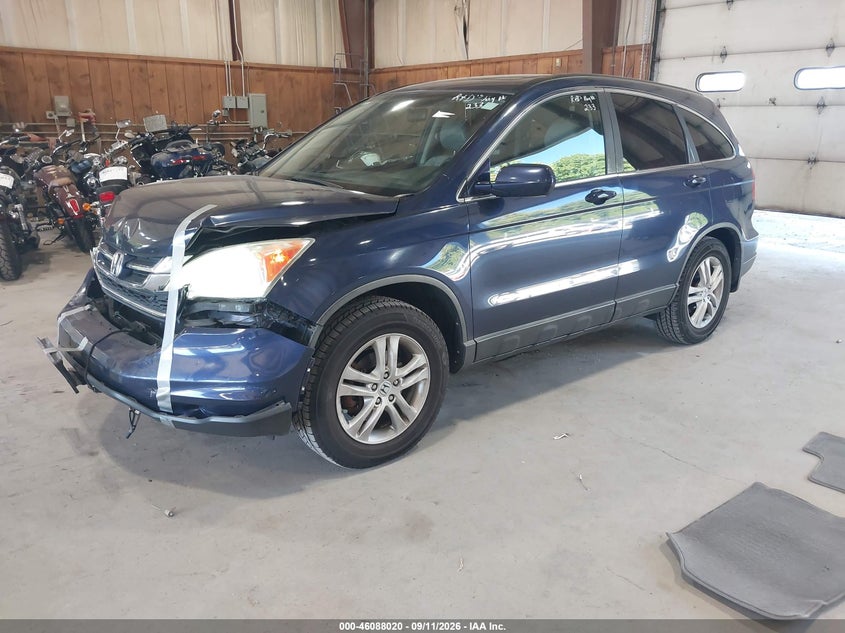 Vin: 5j6re4h74al040951, lot: 46587627, honda cr-v ex-l 20102
