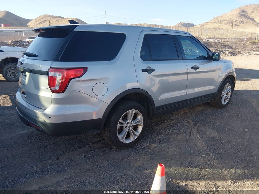 Vin: 1fm5k8ar5hgb34125, lot: 46587639, ford utility police interceptor 20174