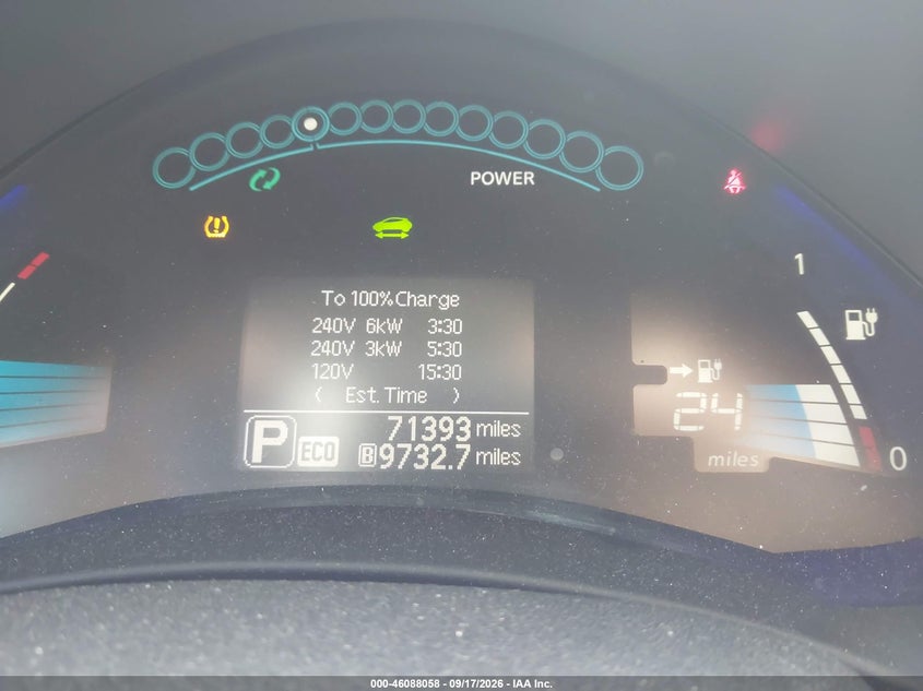 NISSAN LEAF 2017 VIN 1N4BZ0CPXHC303519
