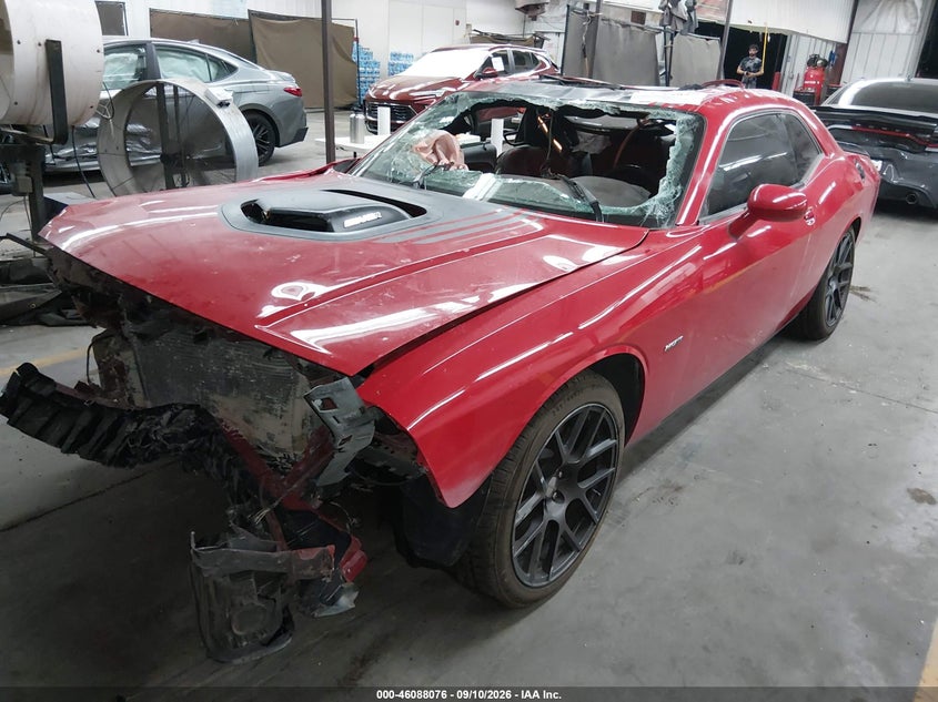 Vin: 2c3cdzbt6gh193276, lot: 46587683, dodge challenger r/t plus shaker 20162