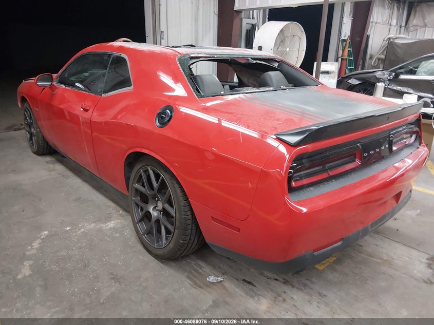 Vin: 2c3cdzbt6gh193276, lot: 46587683, dodge challenger r/t plus shaker 20163