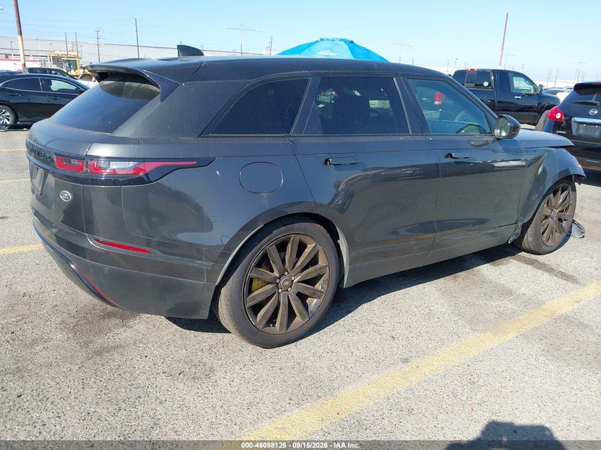 Vin: salyb2rv1ja763463, lot: 46587733, land rover range rover velar p380 s 20184