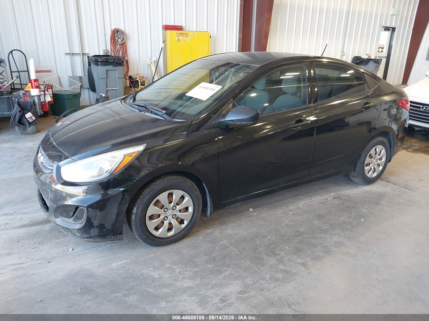 Vin: kmhct4ae9gu145154, lot: 46587795, hyundai accent se 20162