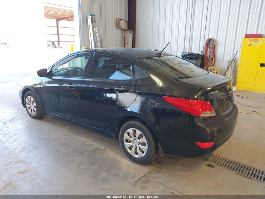 Vin: kmhct4ae9gu145154, lot: 46587795, hyundai accent se 20163