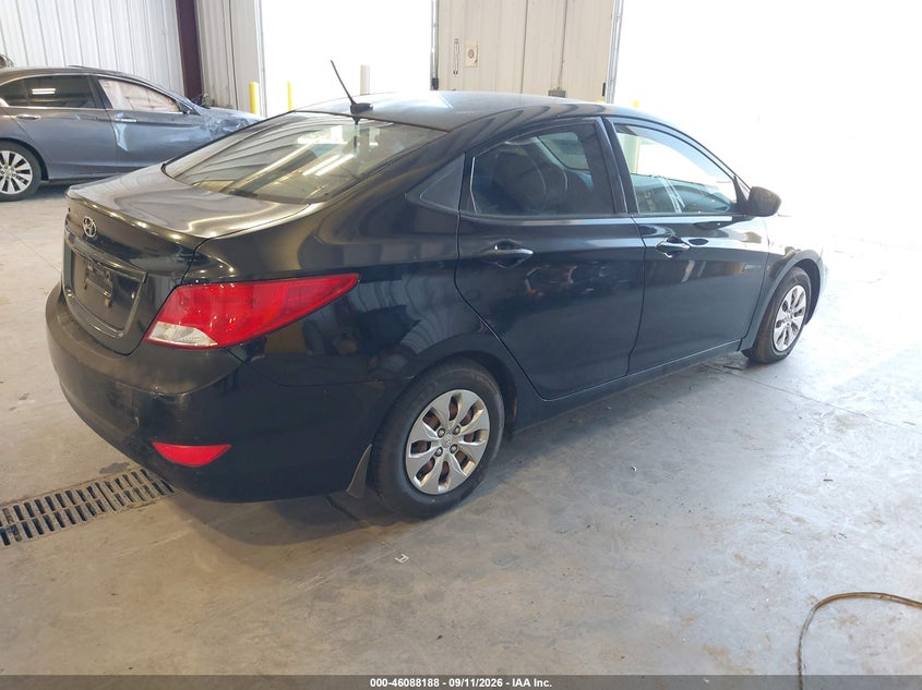 Vin: kmhct4ae9gu145154, lot: 46587795, hyundai accent se 20164