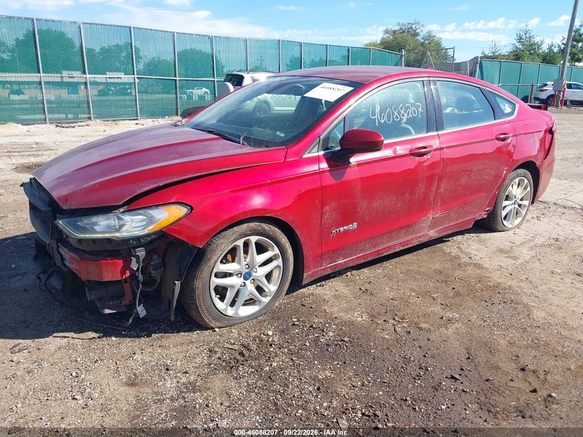 Vin: 3fa6p0lu8kr205935, lot: 46587814, ford fusion hybrid se 20192