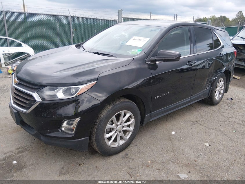 Vin: 3gnaxjev8jl257705, lot: 46587837, chevrolet equinox lt 20182