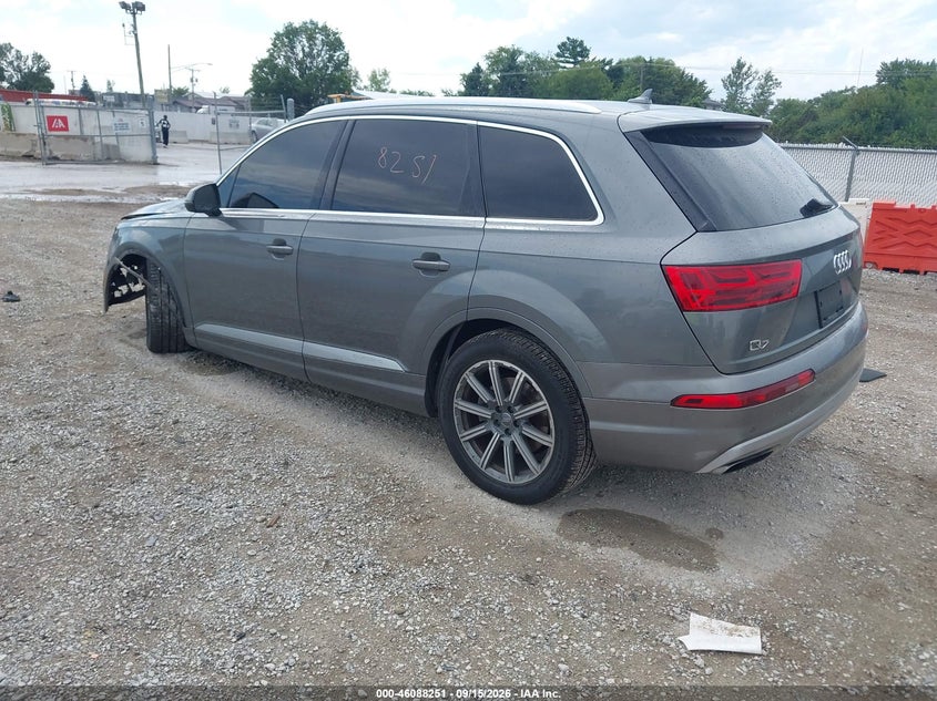 Vin: wa1laaf77hd052325, lot: 46587858, audi q7 3.0t premium 20173