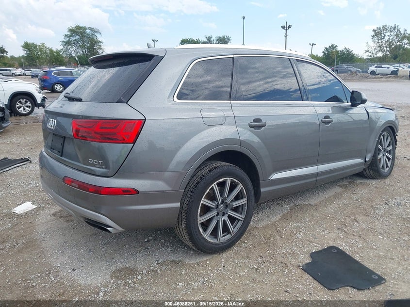 Vin: wa1laaf77hd052325, lot: 46587858, audi q7 3.0t premium 20174
