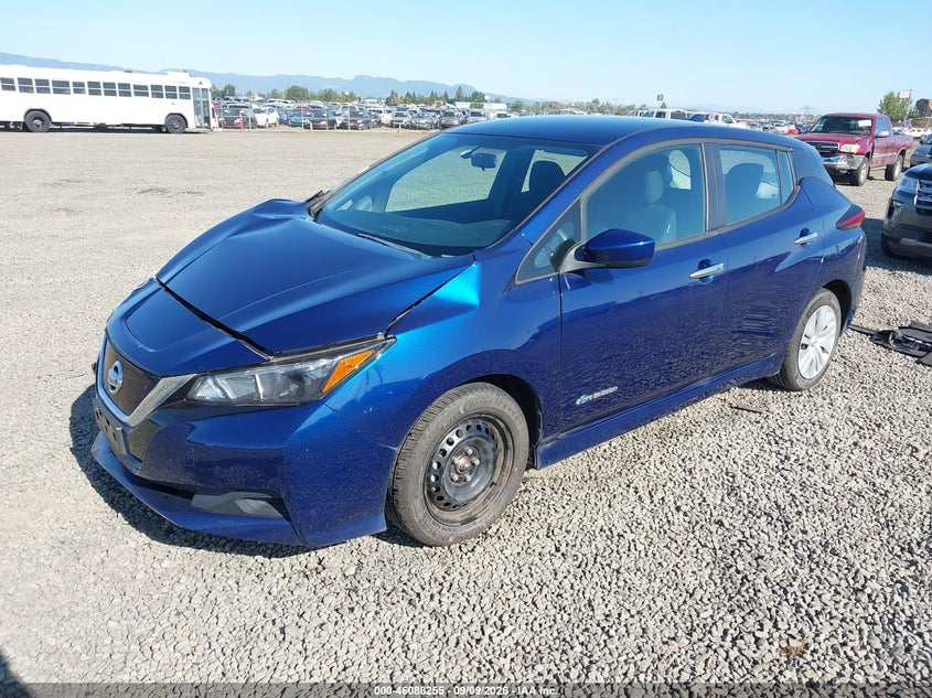Vin: 1n4az1cp5kc308443, lot: 46587862, nissan leaf s 20192