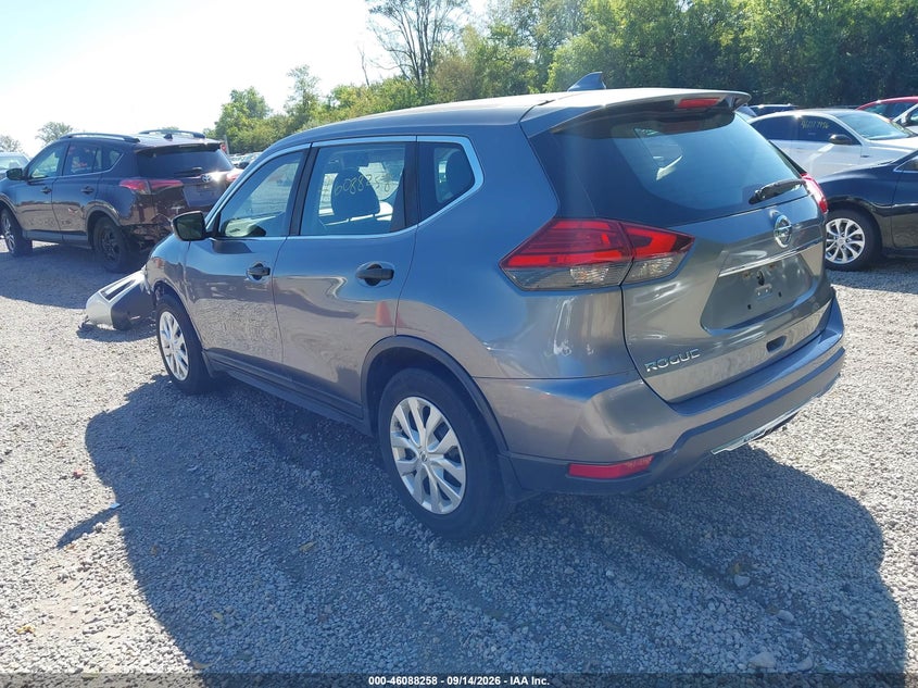 Vin: 5n1at2mt0hc773035, lot: 46587865, nissan rogue s/sl/sv 20173
