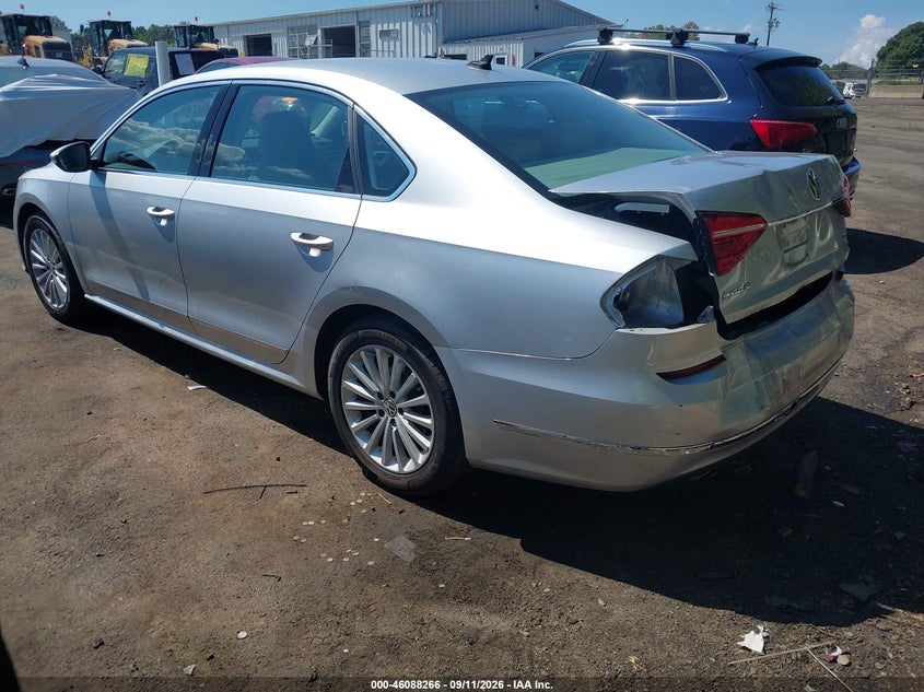 Vin: 1vwbs7a33gc041961, lot: 46587873, volkswagen passat 1.8t se 20163