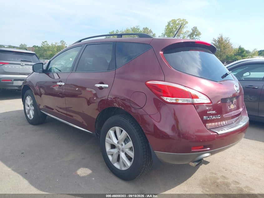 Vin: jn8az1mw4bw158103, lot: 46587910, nissan murano sl 20113