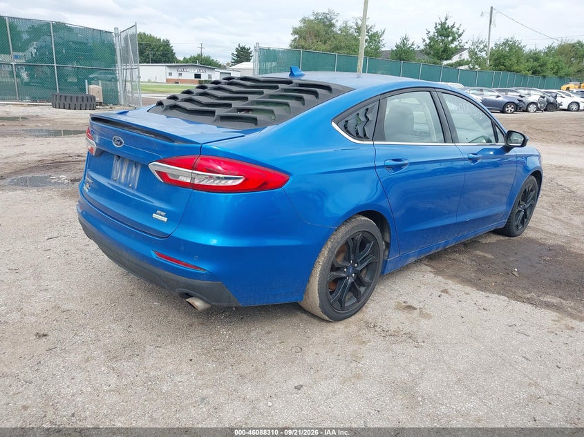 Vin: 3fa6p0hd4lr166576, lot: 46587917, ford fusion se 20204