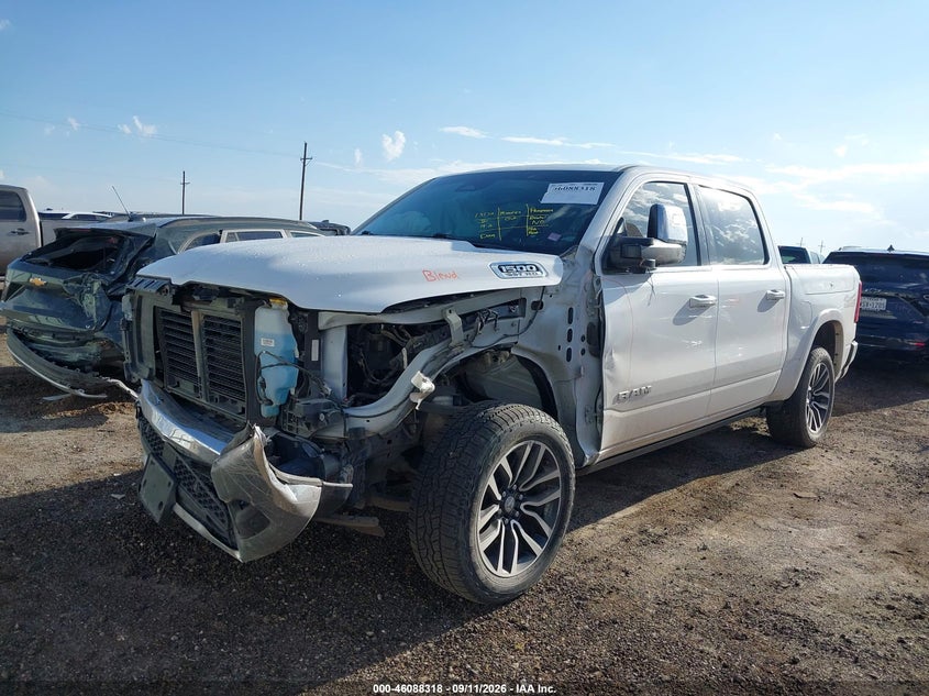 Vin: 1c6srfhp0sn585789, lot: 46587925, ram 1500 limited longhorn  4x4 5'7 box 20252