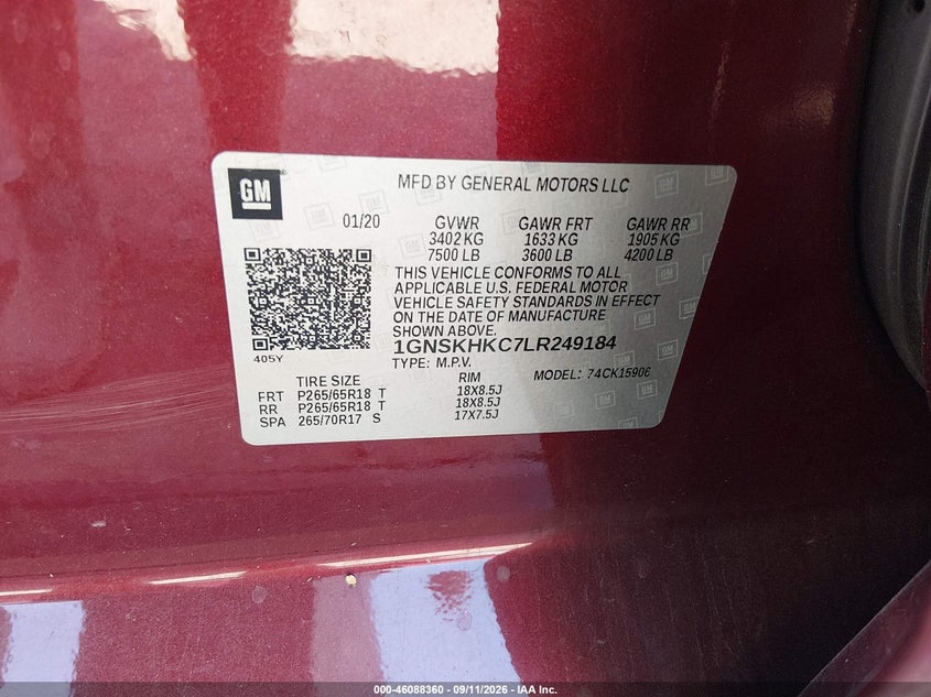 CHEVROLET SUBURBAN - zdjęcie 9