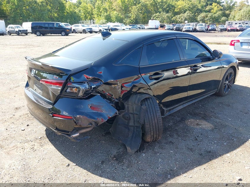 Vin: 2hgfe1e52th474202, lot: 46587979, honda civic si sedan 20264