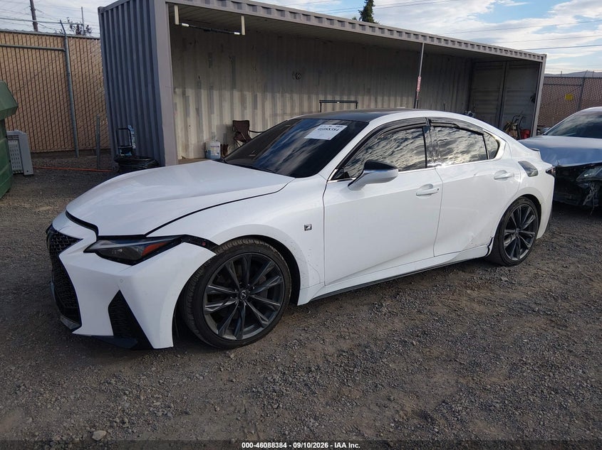 Vin: jthgz1b27p5058725, lot: 46587991, lexus is 350 f sport 20232