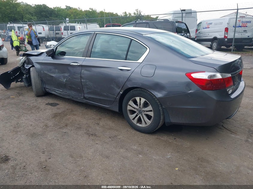 Vin: 1hgcr2f36da234533, lot: 46587995, honda accord lx 20133