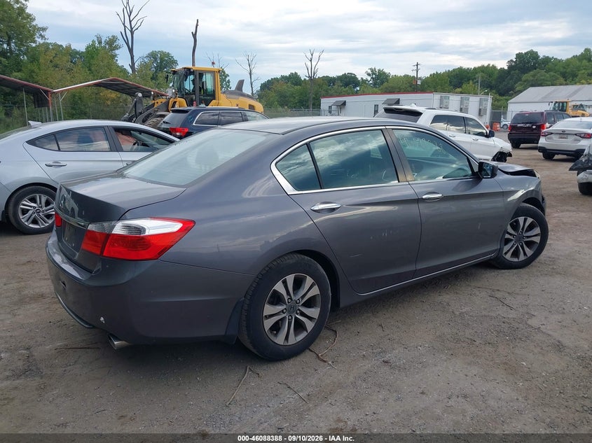Vin: 1hgcr2f36da234533, lot: 46587995, honda accord lx 20134
