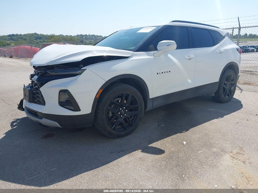 Vin: 3gnkbdr46ns137886, lot: 46587997, chevrolet blazer fwd 3lt 20222
