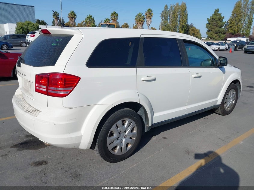 Vin: 3c4pdcab3et226984, lot: 46588052, dodge journey american value pkg 20144