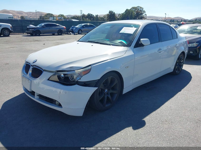 BMW 545I 2005 VIN WBANB33545CN66917