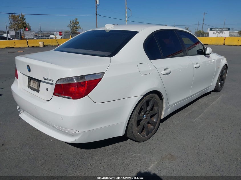 BMW 545I 2005 VIN WBANB33545CN66917