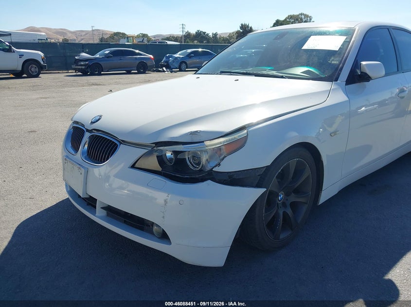 BMW 545I 2005 VIN WBANB33545CN66917