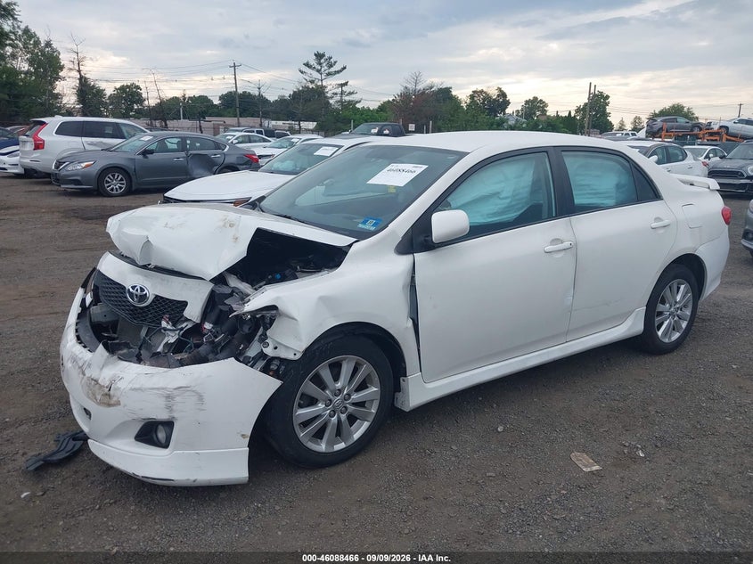 Vin: 1nxbu4ee3az259841, lot: 46588073, toyota corolla s 20102