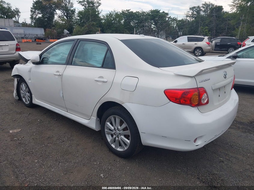 Vin: 1nxbu4ee3az259841, lot: 46588073, toyota corolla s 20103