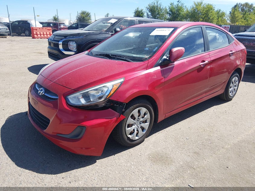 Vin: kmhct4ae9gu057771, lot: 46588078, hyundai accent se 20162